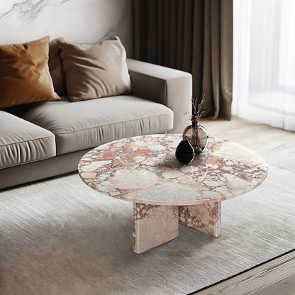 Luxury Marble Coffee Table With Unique Veining