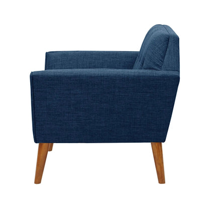 Lounge Chair With Button Tufting Mid Century