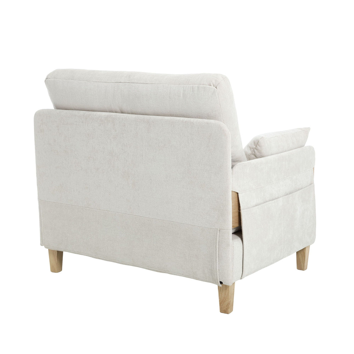 Mid Century Modern 3 Pillow Foldable Sofa Bed