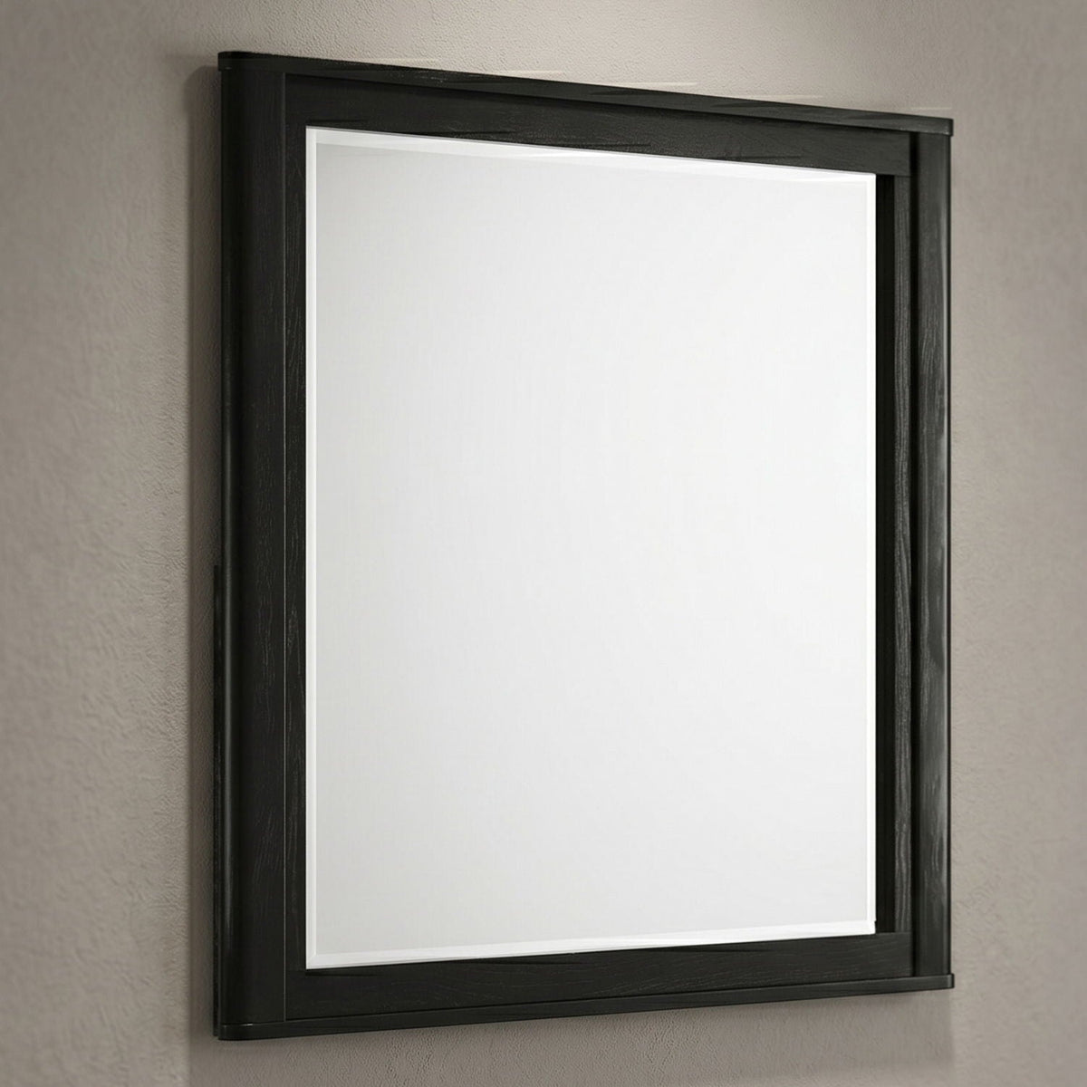 Black bedroom wall mirror with deep frame Opel by HouseOfZazla on Tampa Home & Garden Store