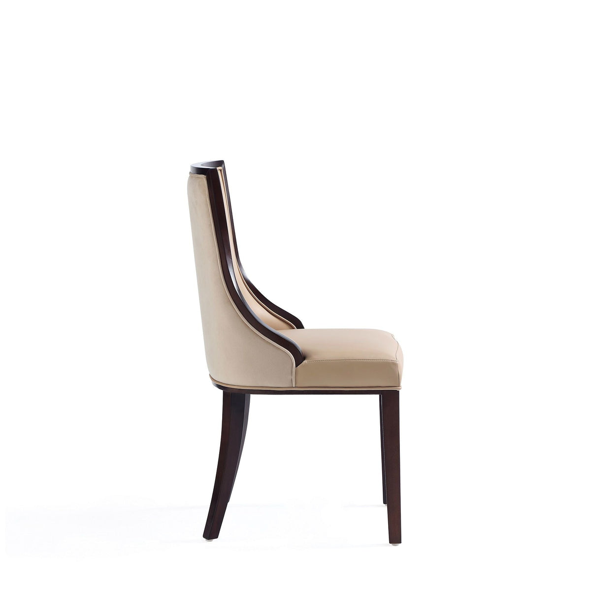 Grand Dining Chair Set by HouseOfZazla with beige upholstery and solid beech wood frame on Tampa Home & Garden Store