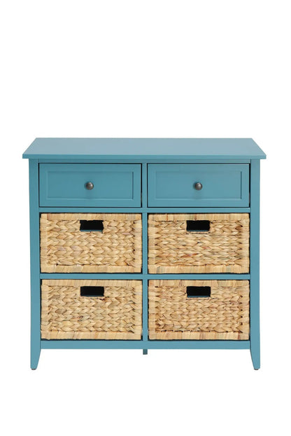 Flavius Console Cabinet with 2 drawers and woven basket storage by Unique Piece Furniture on Tampa Home & Garden Store