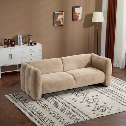 The Wave Velvet Sofa And High Back Support