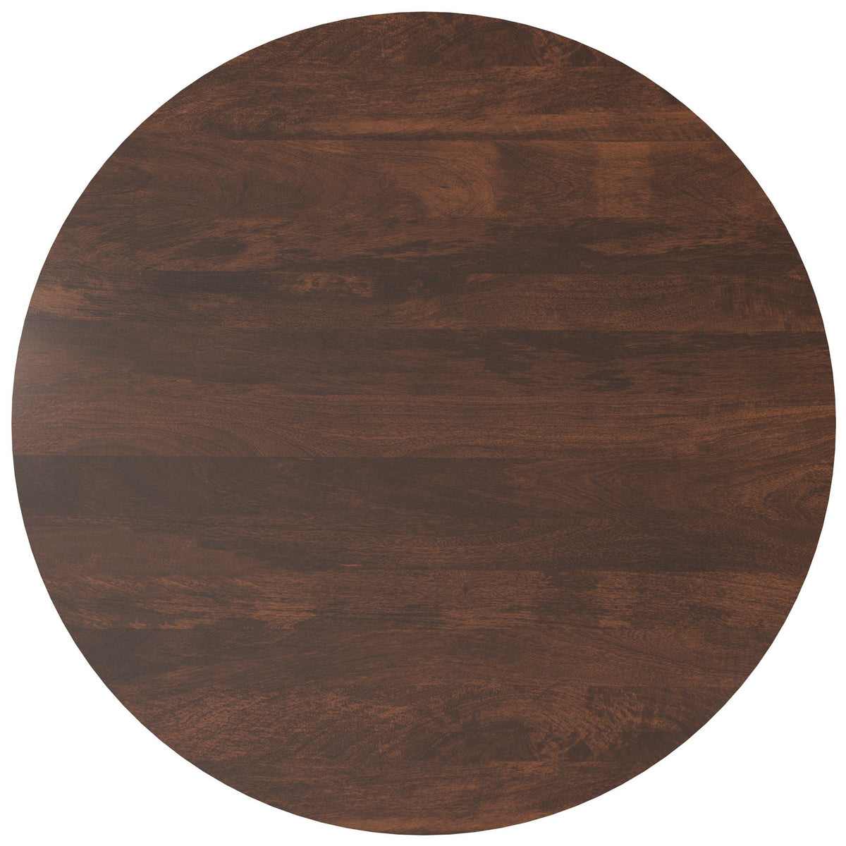 Elmbrook Drum Coffee Table by HouseOfZazla, dark walnut wood finish on Tampa Home & Garden Store