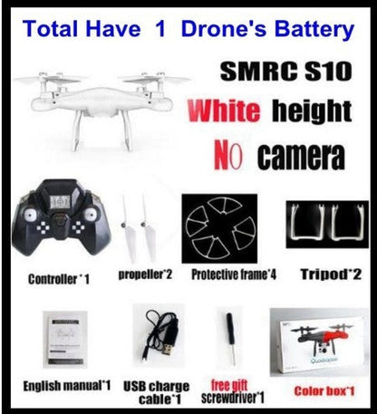 Sell My Stuff SMRC S10 FPV quadcopter drone kit with white frame and remote controller accessories on Tampa Home & Garden Store