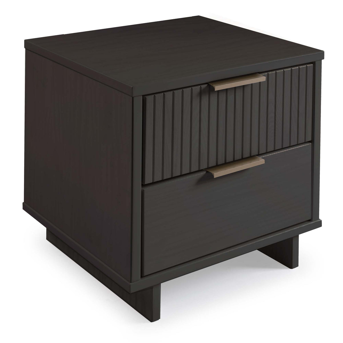 Granville Nightstand with 2 Drawers in dark espresso solid wood by HouseOfZazla on Tampa Home & Garden Store