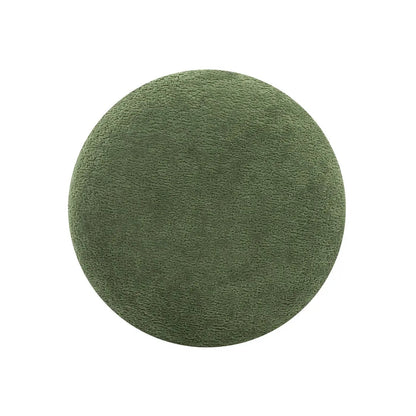 Fuji mushroom footstool ottoman in olive green textured upholstery by Unique Piece Furniture on Tampa Home & Garden Store