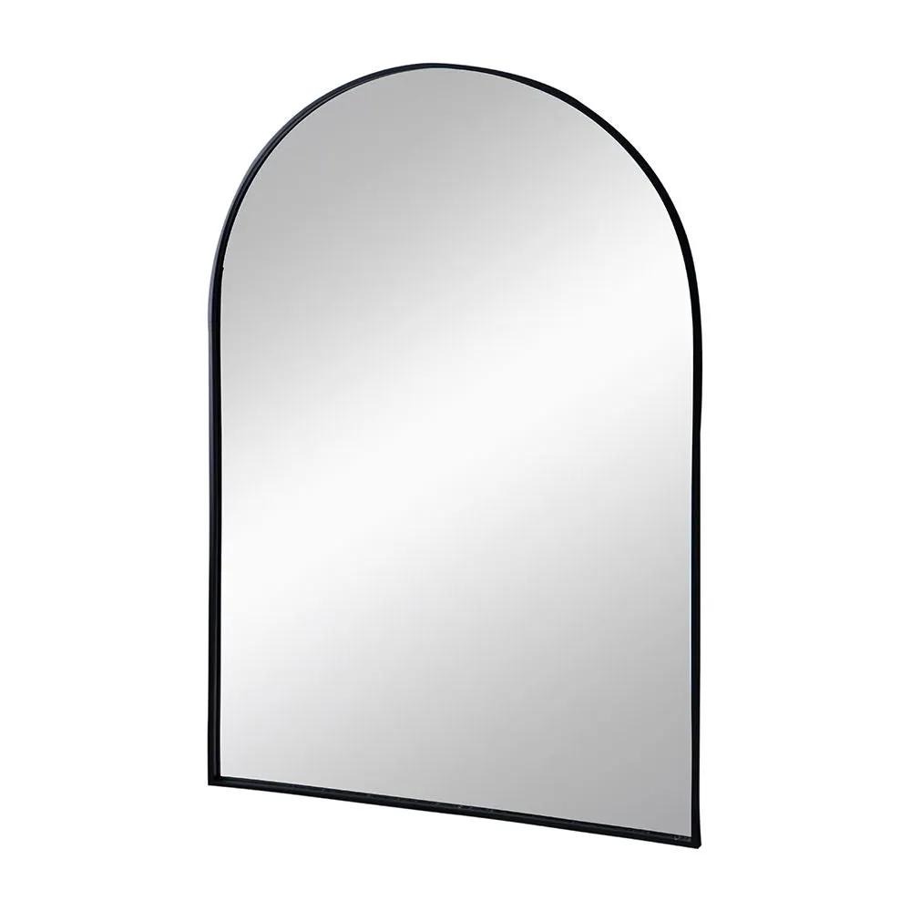 Arched Wall Mirror With Metal Frame Living Room