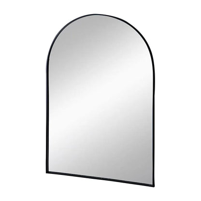 Arched Wall Mirror With Metal Frame Living Room