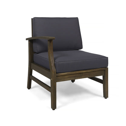 the Perla Acacia Wood Patio Armchair for Outdoors