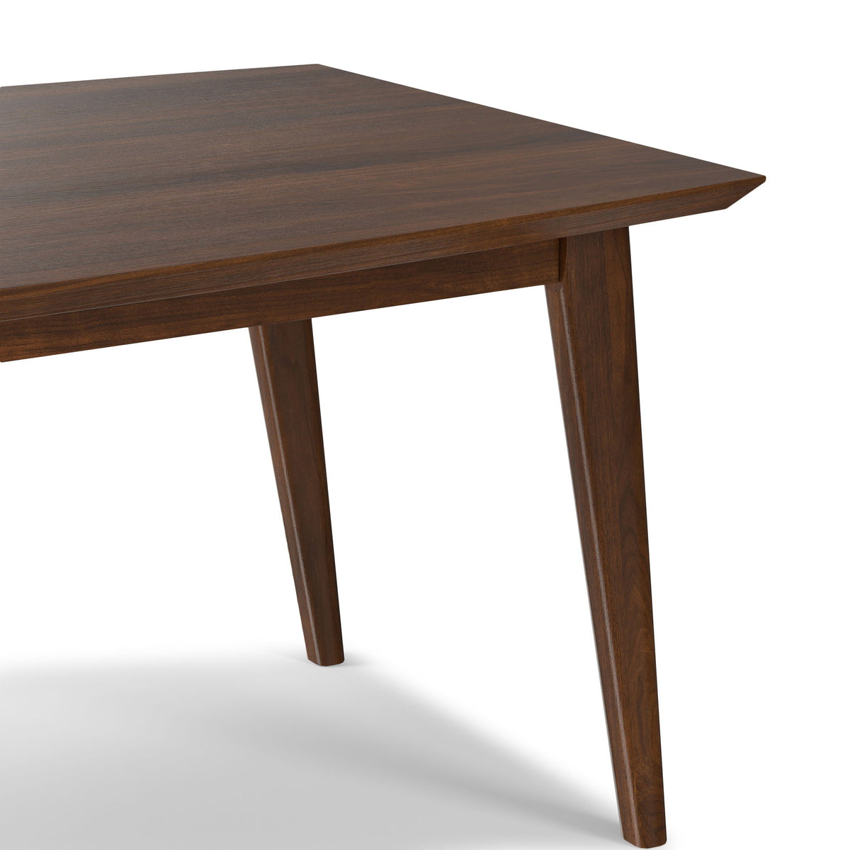 Rectangular dining table in dark brown wood with visible grain by HouseOfZazla, dining tables on Tampa Home & Garden Store