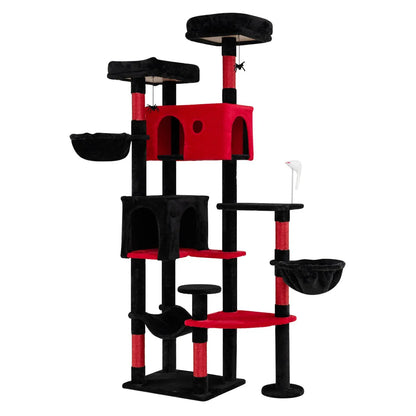 Gothic Cat Tree 75 Inch with Dual Perches