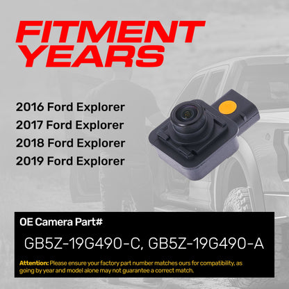 Master Tailgaters OE backup camera for 2016-2019 Ford Explorer GB5Z-19G490-C/A on Tampa Home & Garden Store