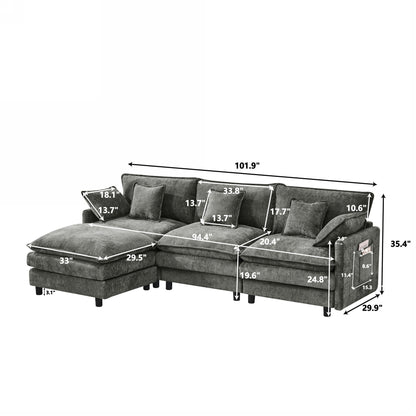 The Luxury Modular Sofa and Reconfigurable Layout