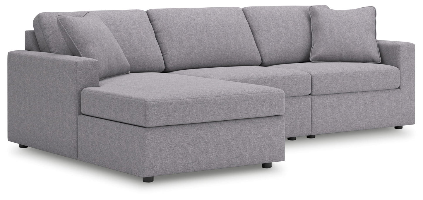 Modmax Sectional in Granite Performance Fabric