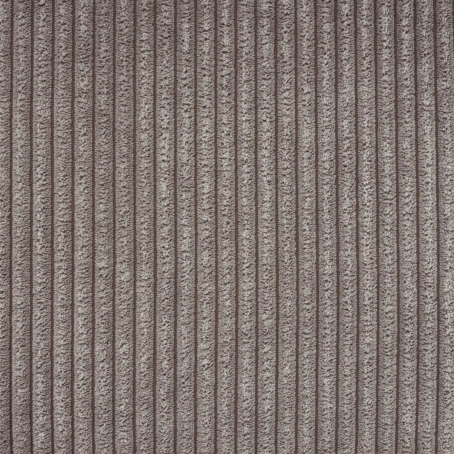 Brown striped plush carpet close-up with textured beige pile and dark vertical stripes on Tampa Home & Garden Store