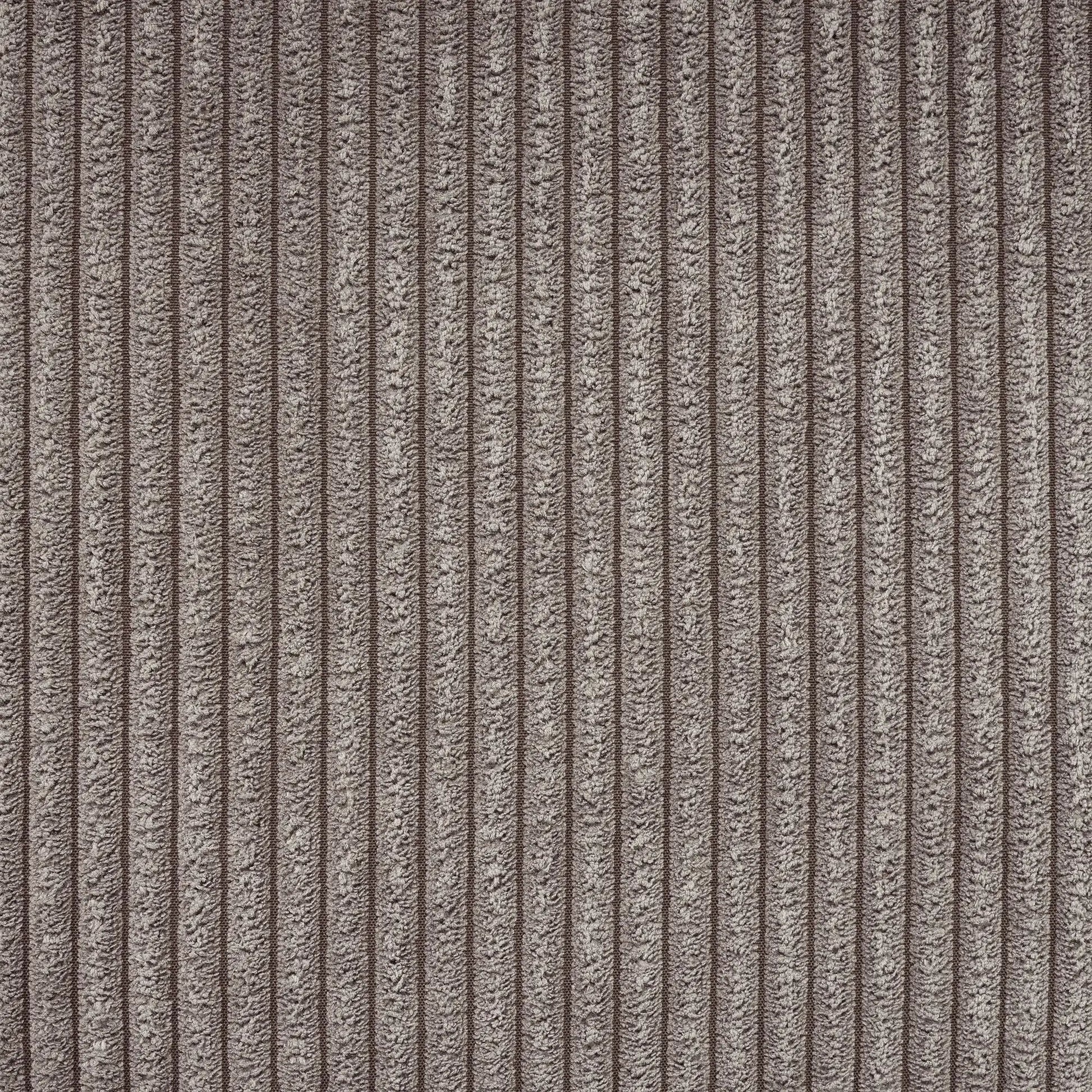 Brown striped plush carpet close-up with textured beige pile and dark vertical stripes on Tampa Home & Garden Store