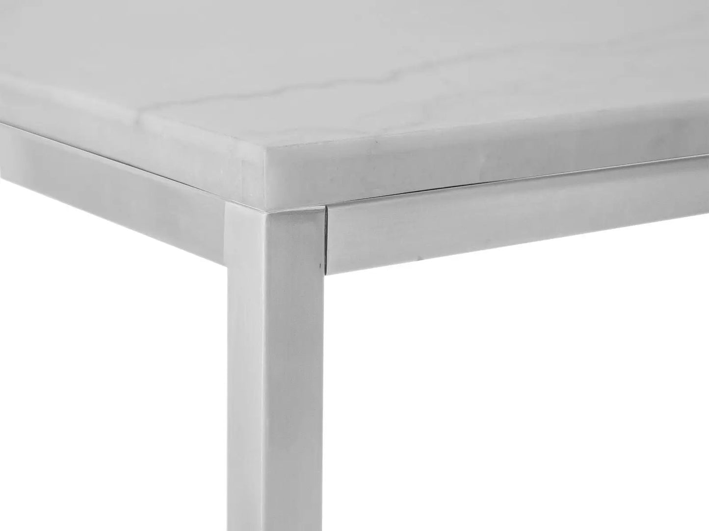 Esme Rectangular Table With Marble and Nickel