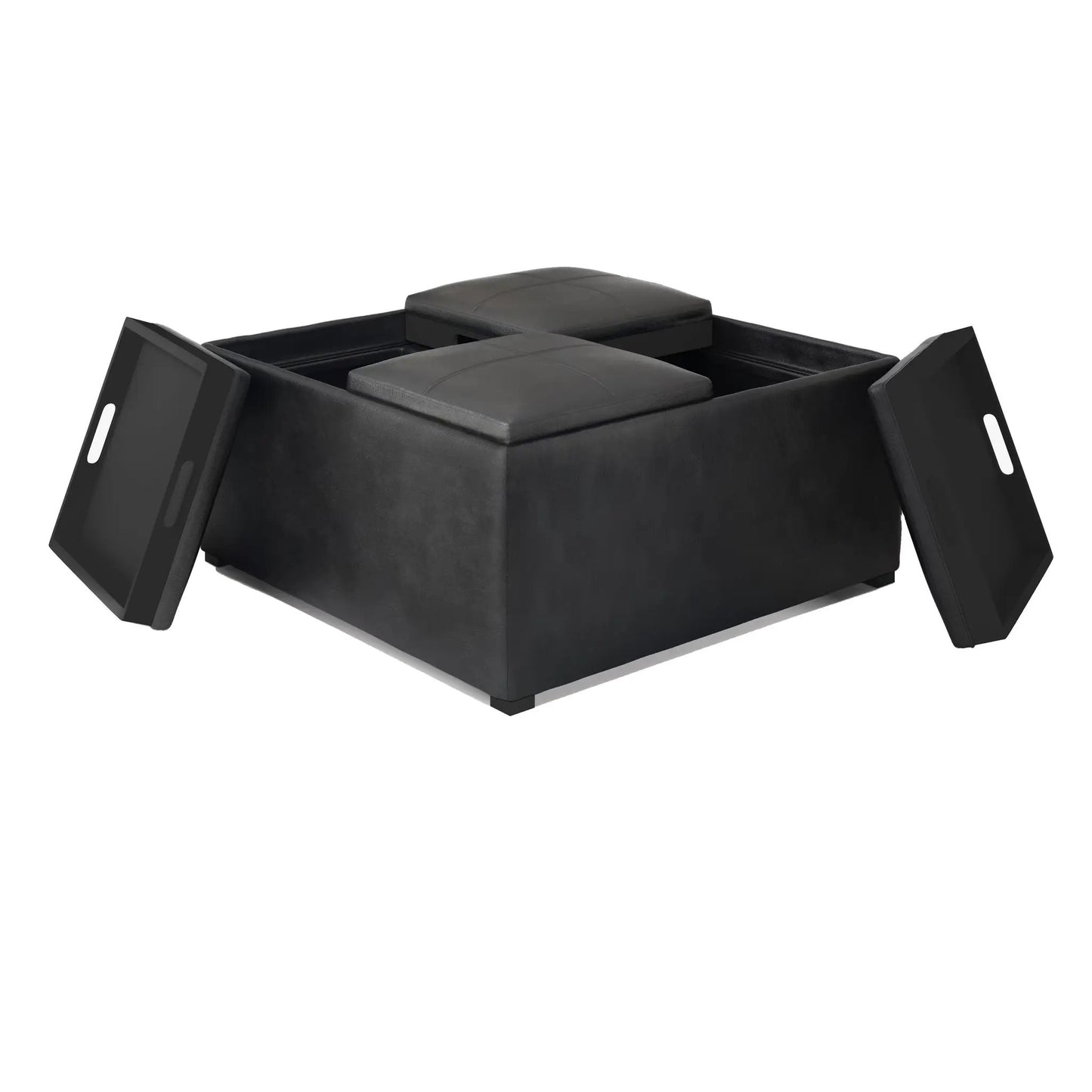 Avalon Upholstered Coffee Table Storage Ottoman