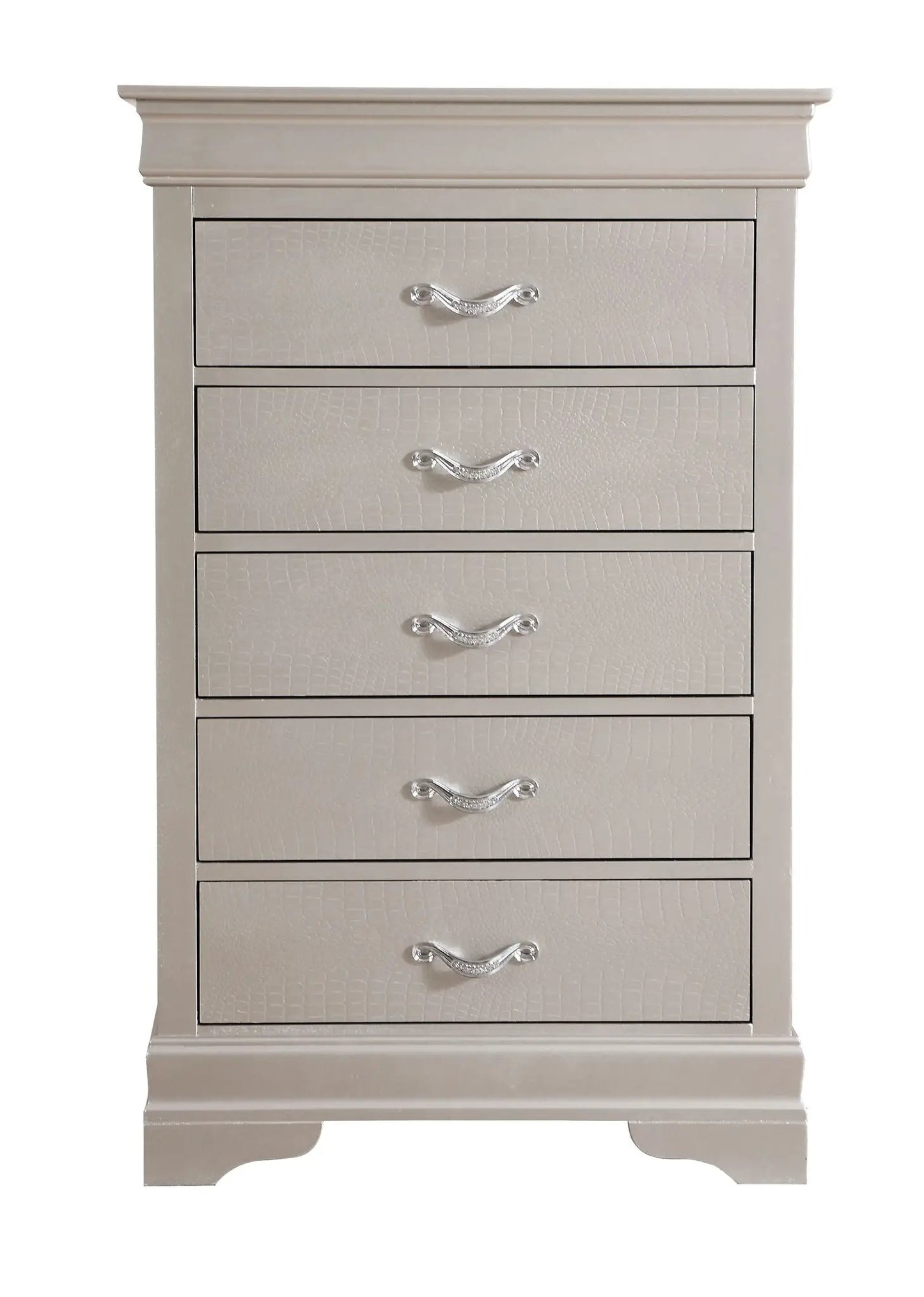 Lorana Chest with Crystal Drawer Pulls Design