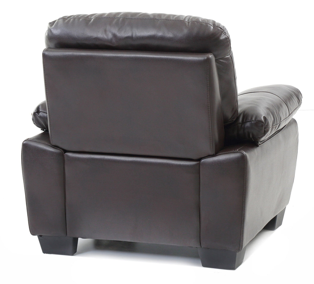 Marta Arm Chair leather dark brown by HouseOfZazla with sturdy construction on Tampa Home & Garden Store