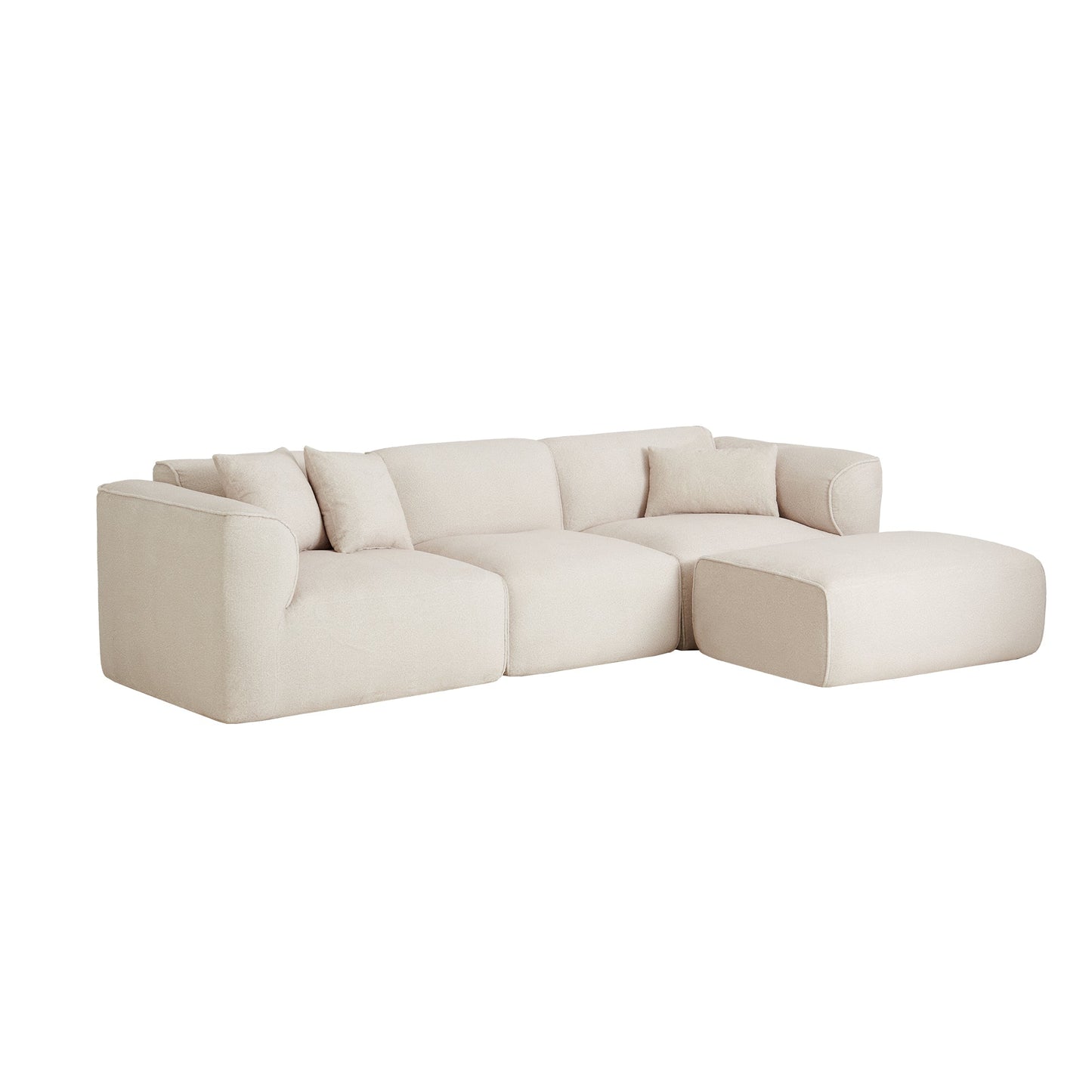 Luxury Double Needle Cut Velvet Sofa For Living