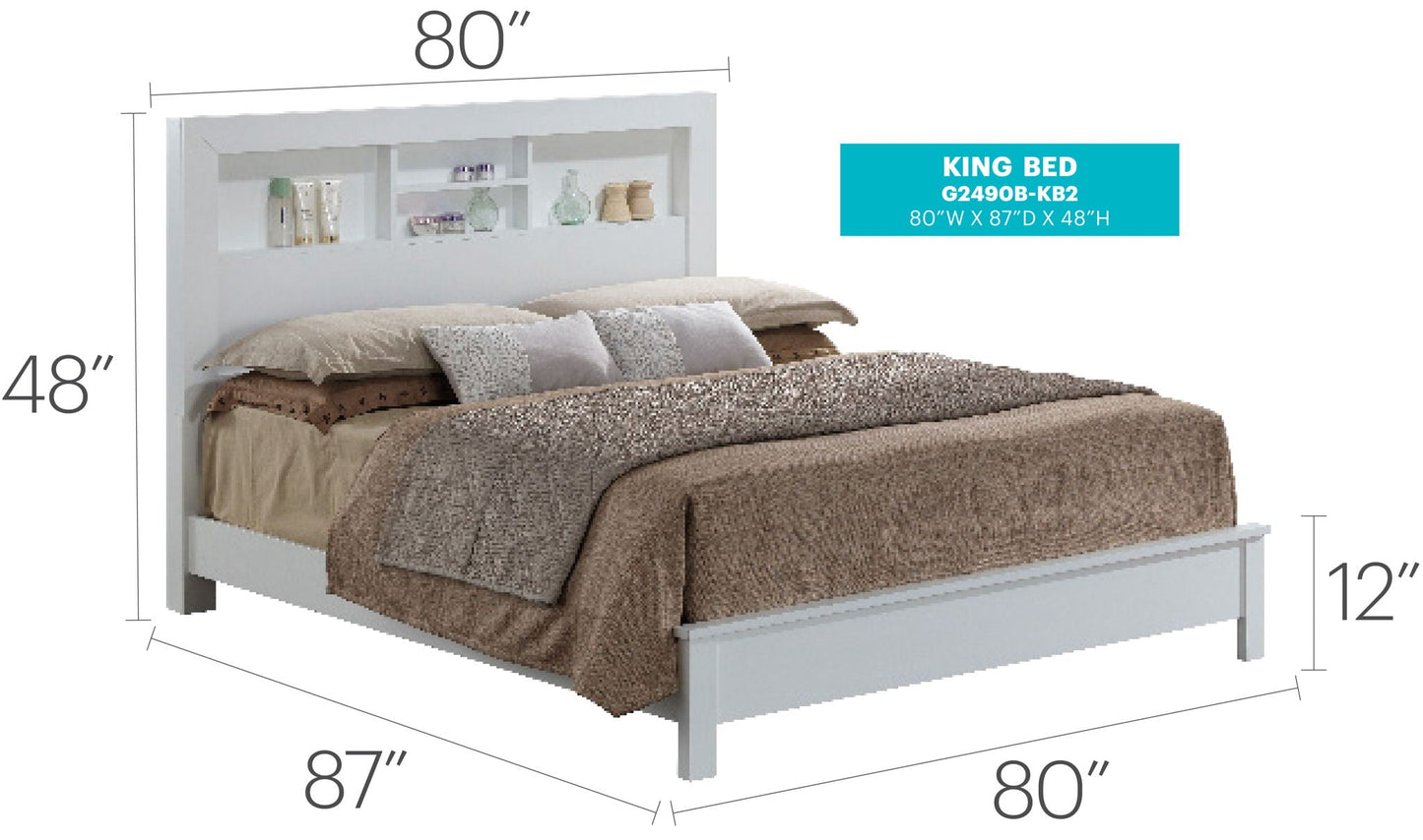 Stylish and Transitional Wooden Bed Frame