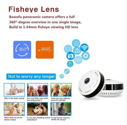 Cobell 960P Wifi IP Camera white fisheye CCTV 360° panoramic lens Sell My Stuff on Tampa Home & Garden Store