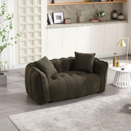 Cozy Beanbag Chair With Resilient Foam Core For 2