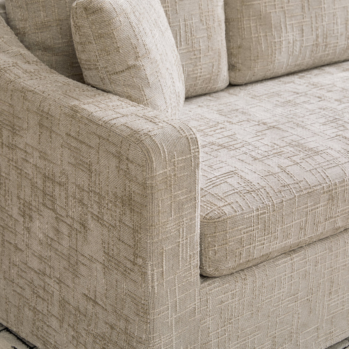 Sofa 83.86in Wide Modern Casual Wheat fabric by HouseOfZazla on Tampa Home & Garden Store