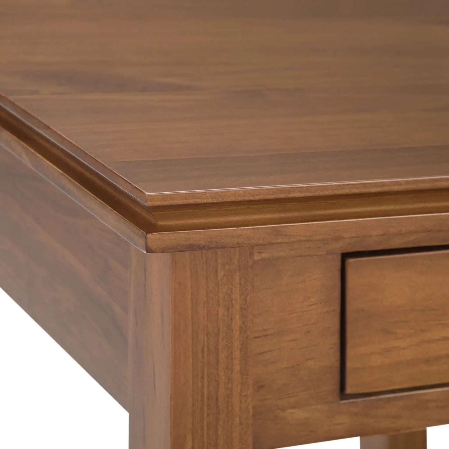 Artisan Handcrafted End Table in warm brown wood finish, Unique Piece Furniture on Tampa Home & Garden Store
