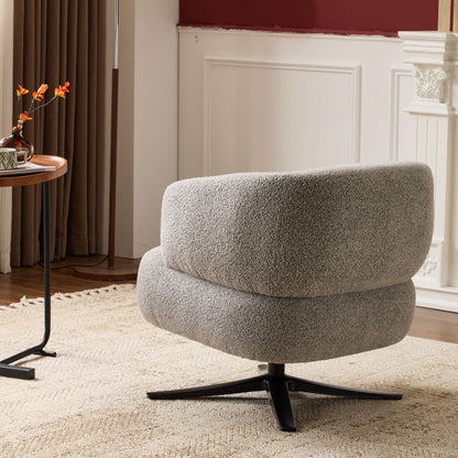 Cozy Cuddle Swivel Chair and Breathable Fabric