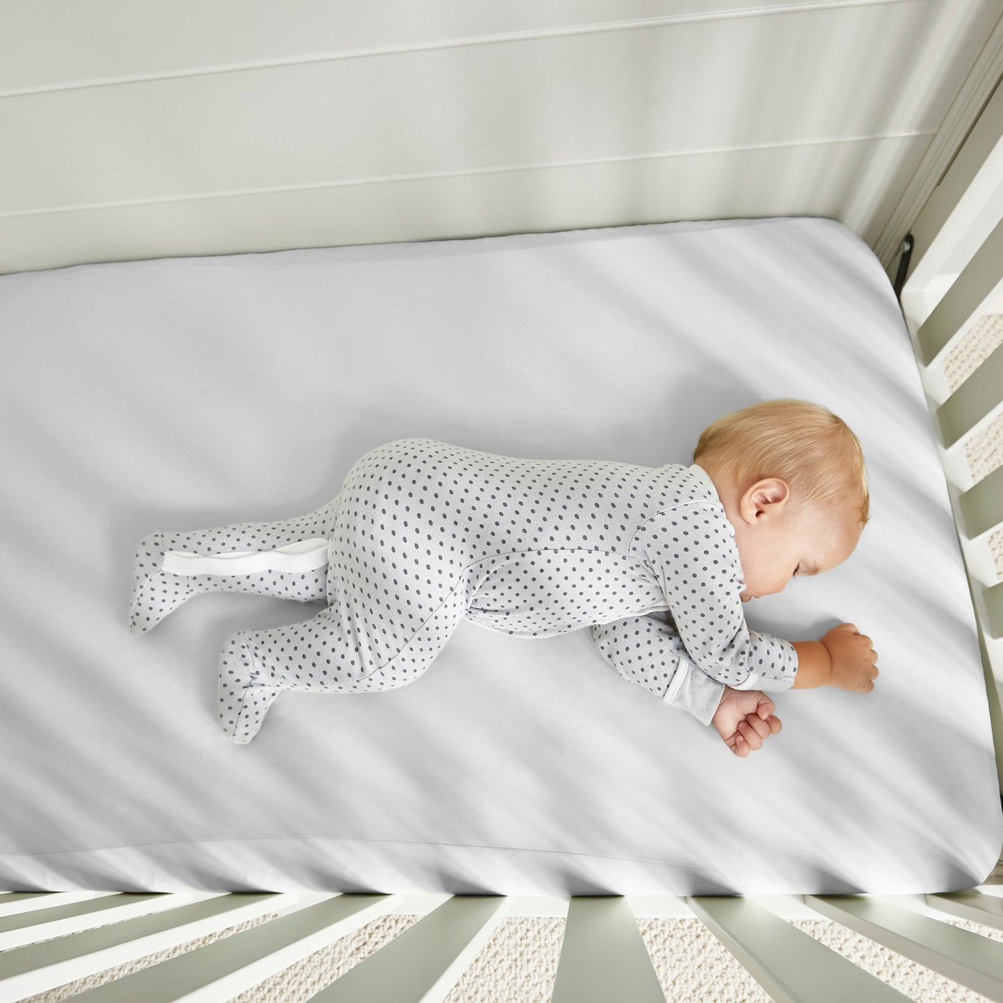 Bedgear Dri Tec Crib Sheet the Bright White