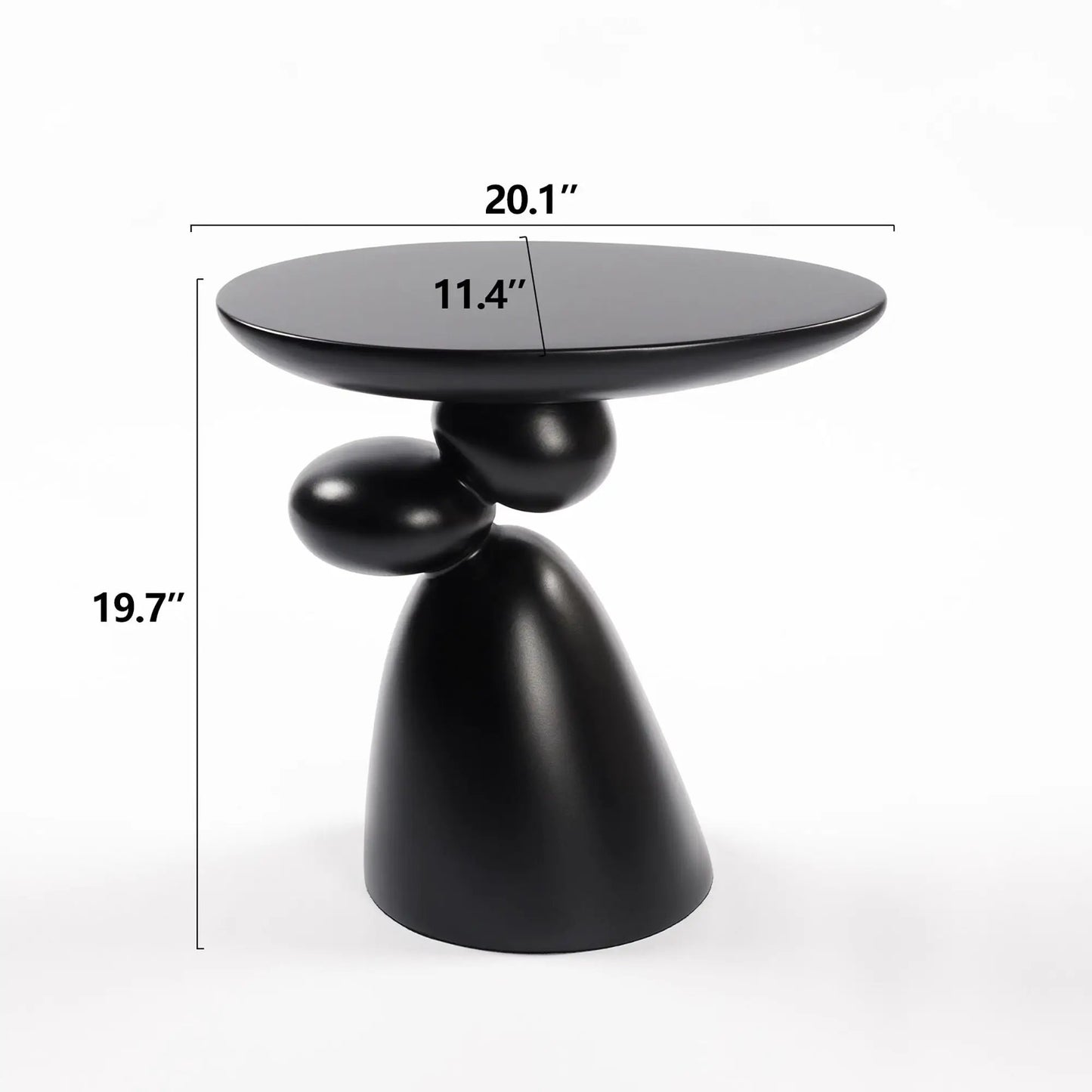 Tibetan Ritual Inspired Lucky Stone Shaped Table