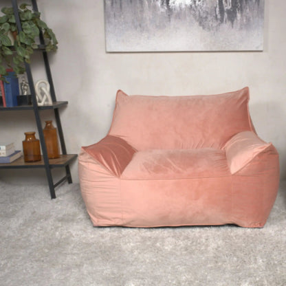 Allea Bean Bag Chair With Armrests For Two