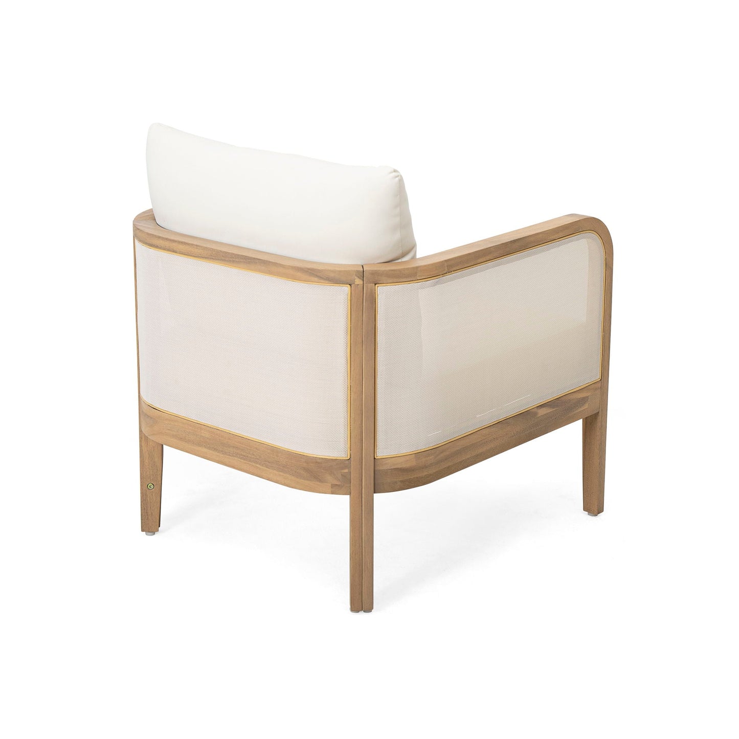 Durable Acacia Wood and Outdoor Patio Club Chair