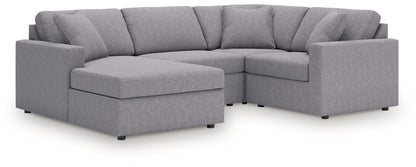 Modmax Sectional in Granite Performance Fabric