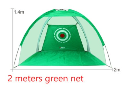 Golf practice net tent green with 2m wide mesh hitting cage for outdoor garden training on Tampa Home & Garden Store