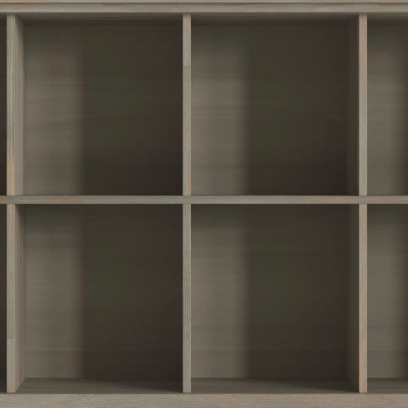 Amherst cube storage bookcase gray wood finish cube organizer by Unique Piece Furniture on Tampa Home & Garden Store
