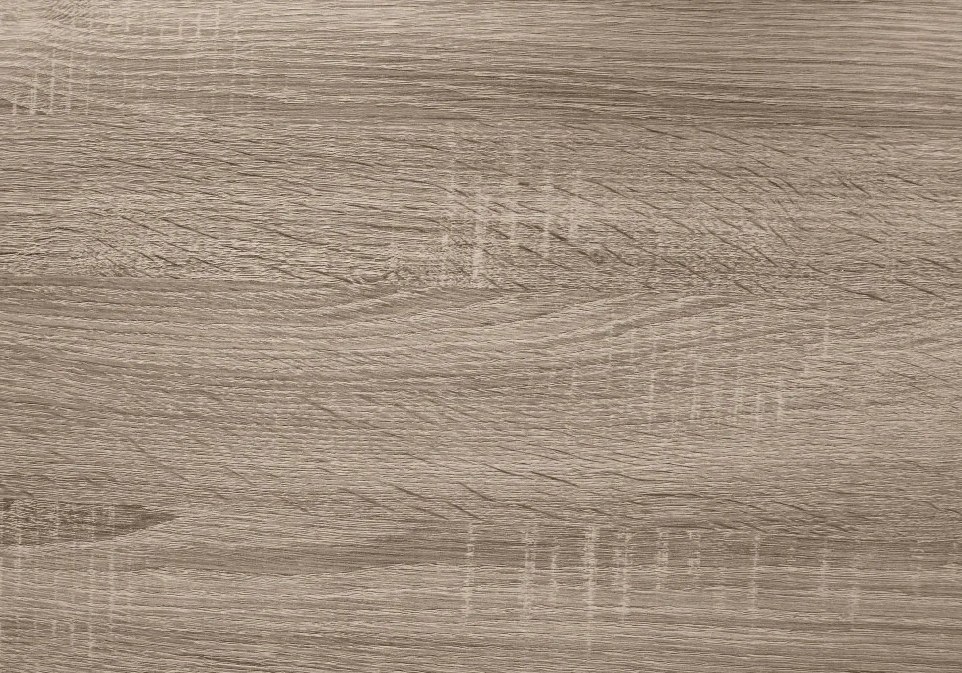TV stand backdrop in taupe wood grain texture for furniture display on Tampa Home & Garden Store