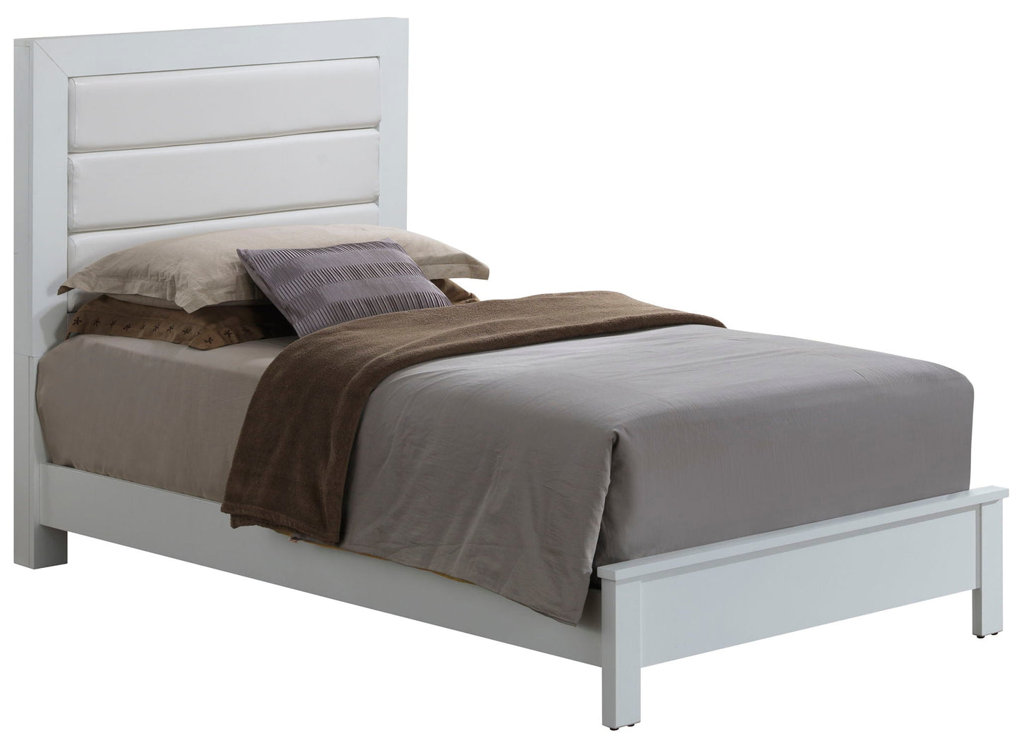 Comfortable Modern Full Bed and Wood Frame