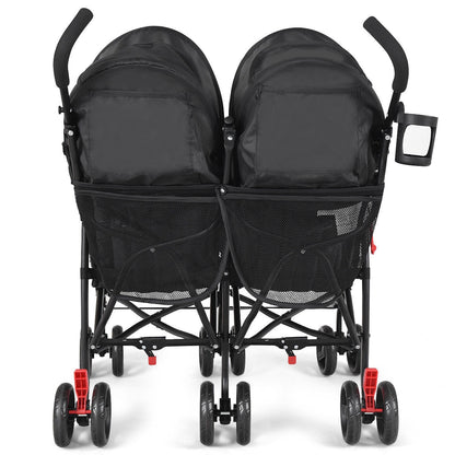 Foldable Twin Baby Double Stroller Ultralight Umbrella Kids Stroller - Tampa Home & Garden Store