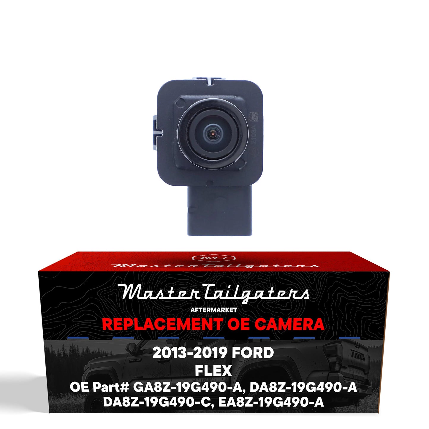 Black Ford Flex OEM backup camera module for 2013-2019, Master Tailgaters OE part on Tampa Home & Garden Store
