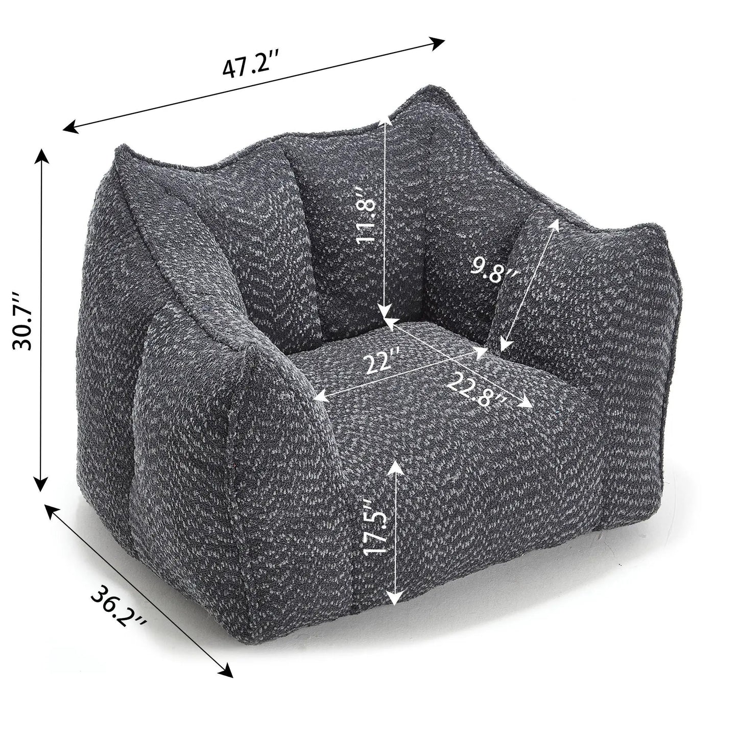 Comfortable Sofa Chairs With Resilient Foam