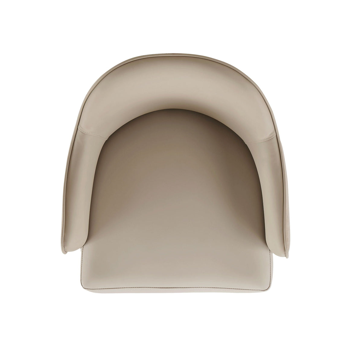 Modern Solid Beech Wood and Vegan Armchair