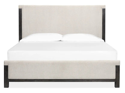 Plum Creek Upholstered Panel Bed With Fabric