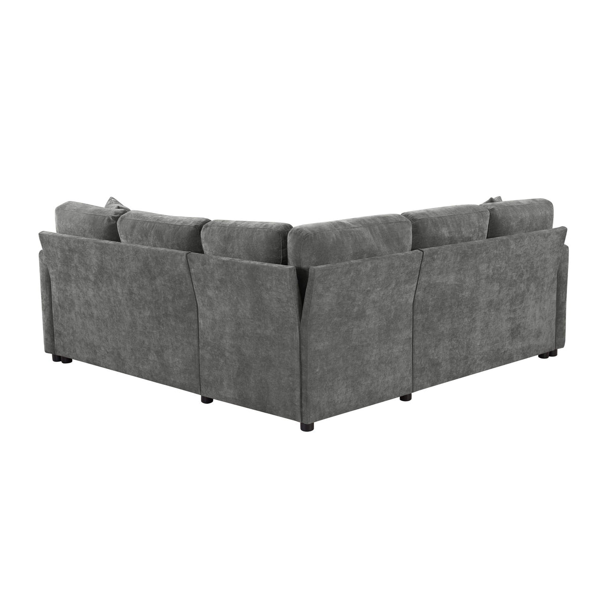 Modern L-shaped sleeper sectional sofa bed with hidden storage by HouseOfZazla on Tampa Home & Garden Store