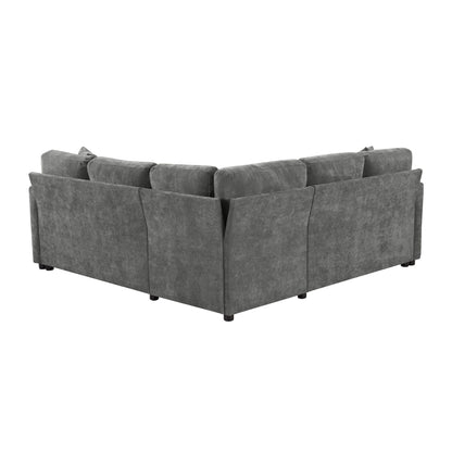 Modern L-shaped sleeper sectional sofa bed with hidden storage by HouseOfZazla on Tampa Home & Garden Store
