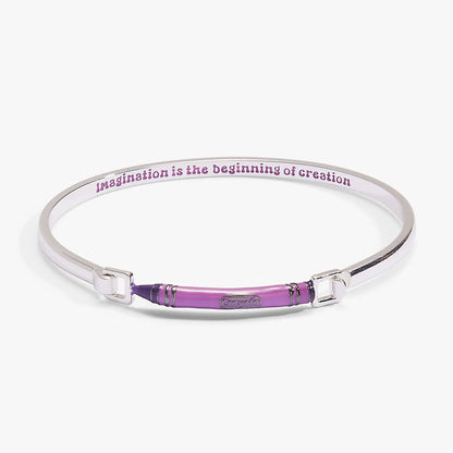 Crayola Royal Purple Crayon Tension Bangle