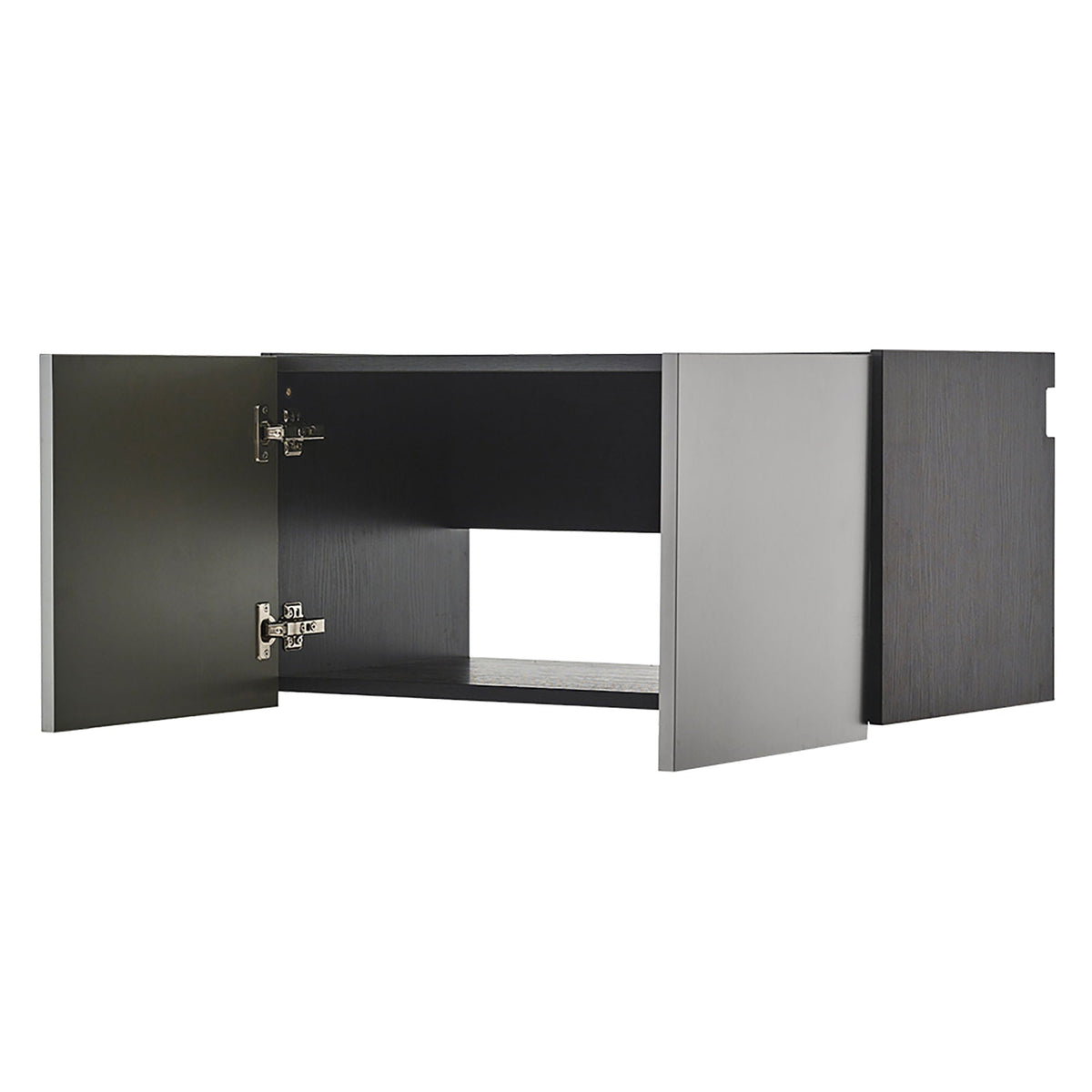 Astro Series wall storage cabinet with soft closing drawers in metallic gray by HouseOfZazla on Tampa Home & Garden Store